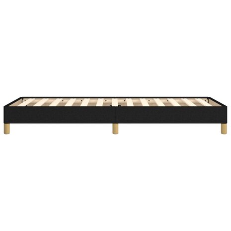 Bedframe zonder matras 100x200 cm stof zwart 6