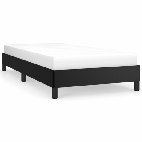 Bedframe kunstleer zwart 80x200 cm 2