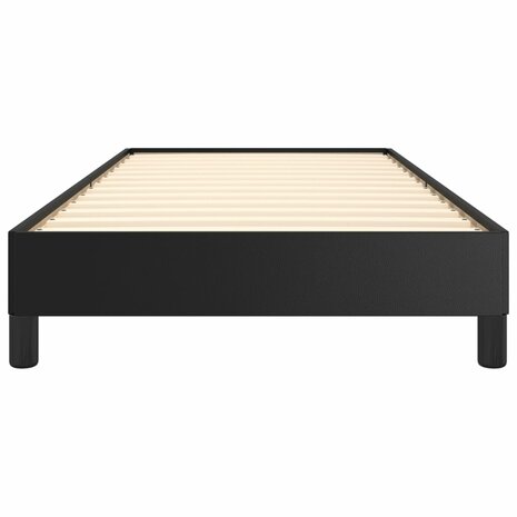 Bedframe kunstleer zwart 100x200 cm 5