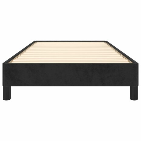 Bedframe zonder matras 100x200 cm fluweel zwart 5