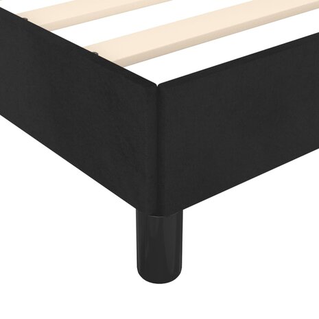 Bedframe zonder matras 100x200 cm fluweel zwart 7