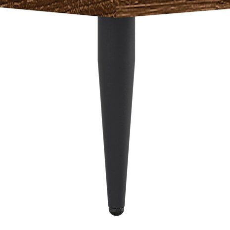 Bedframe zonder matras bewerkt hout bruin eikenkleur 100x200 cm 8