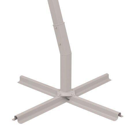 Zweefparasol met aluminium paal 300x300 cm groen 7