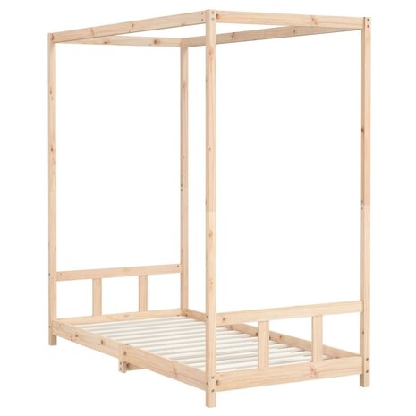 Kinderbedframe 90x190 cm massief grenenhout 3