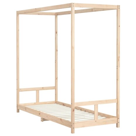 Kinderbedframe 80x200 cm massief grenenhout 3