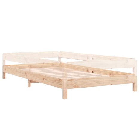Bed stapelbaar 100x200 cm massief grenenhout 6