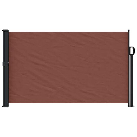 Windscherm uittrekbaar 120x600 cm bruin 3