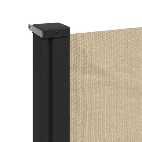 Windscherm uittrekbaar 120x600 cm beige 7