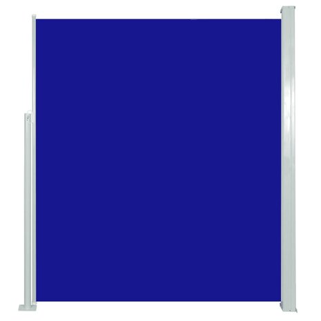 Windscherm uittrekbaar 160x500 cm blauw 2
