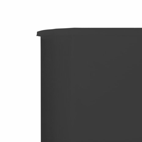 Windscherm 6-panelen 800x120 cm stof antraciet 4