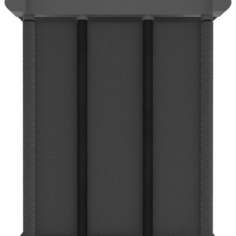 Kast met 9 vakken 103x30x107,5 cm stof grijs 5
