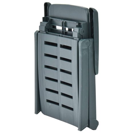 Ligbed inklapbaar kunststof groen 7