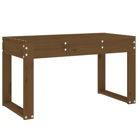 Tuinbank 80x38x45 cm massief grenenhout honingbruin 2