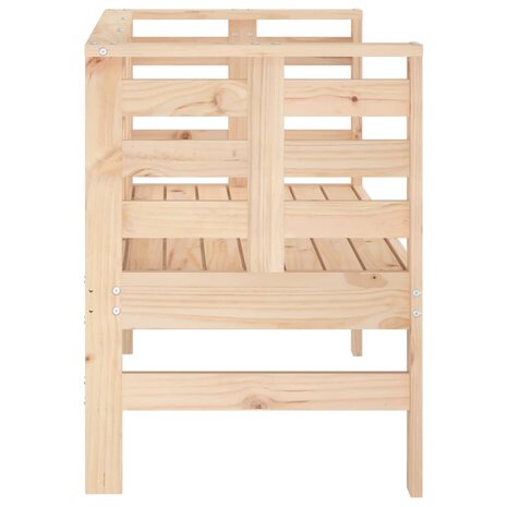 Tuinbankje 111,5x53x71 cm massief grenenhout 5
