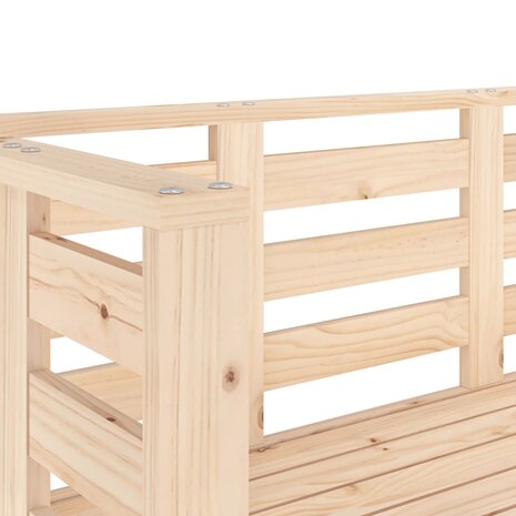 Tuinbankje 111,5x53x71 cm massief grenenhout 7