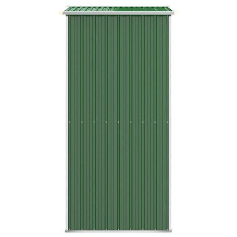 Tuinschuur 192x108x223 cm gegalvaniseerd staal groen 4