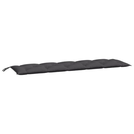Tuinbankkussen 180x50x7 cm oxford stof antracietkleurig 2