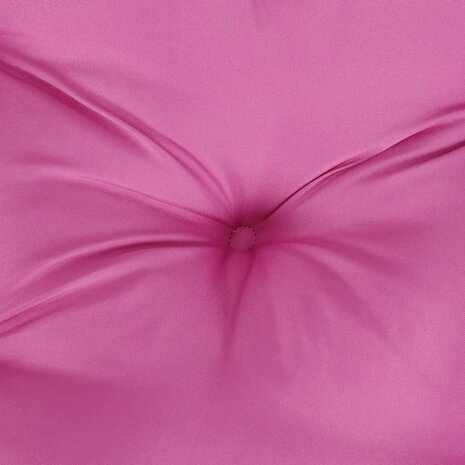 Tuinbankkussens 2 st 120x50x7 cm stof roze 7