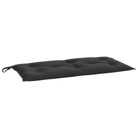 Tuinbankkussen 110x50x7 cm oxford stof zwart 2