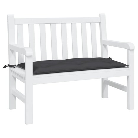 Tuinbankkussen 110x50x7 cm oxford stof zwart 3