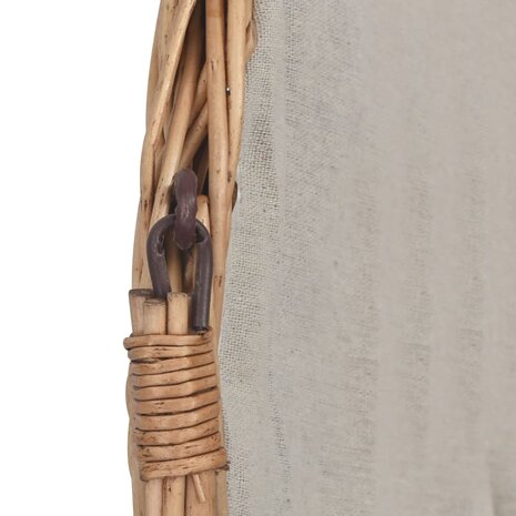 Houtmand met handvat 61,5x46,5x58 cm wilgenhout bruin 7