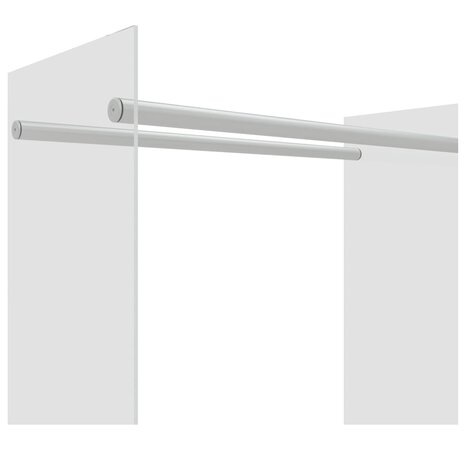 Haardhoutrek 80x35x100 cm gehard glas transparant 5