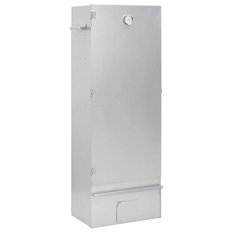 BBQ-rookoven met houtsnippers 44,5x29x110 cm staal 2