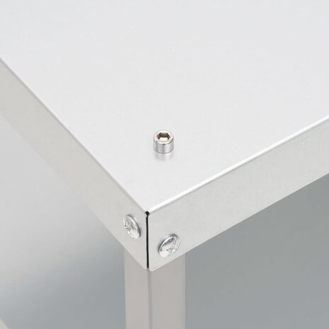 Tafel voor rookoven 40x28x44,5 cm gegalvaniseerd staal 4