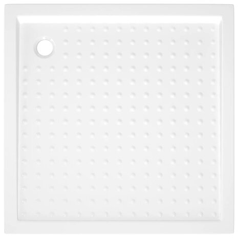 Douchebak met noppen 90x90x4 cm ABS wit 5