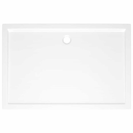 Douchebak rechthoekig 80x120 cm ABS wit 5