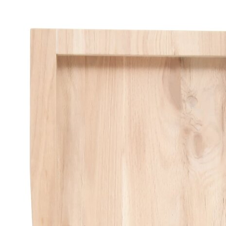 Wastafelblad 60x60x(2-6) cm onbehandeld massief hout 6