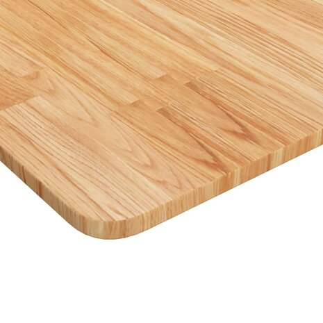 Wastafelblad 80x40x1,5cm behandeld massief hout lichtbruin 3