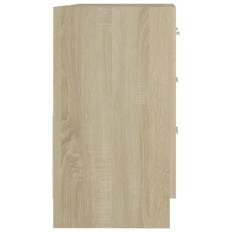 Wastafelkast 63x30x54 cm bewerkt hout sonoma eikenkleurig 6