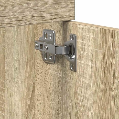 Wastafelkast 41x38,5x46 cm bewerkt hout sonoma eikenkleurig 8