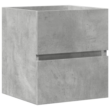 Wastafelkast 41x38,5x45 cm spaanplaat betongrijs 2