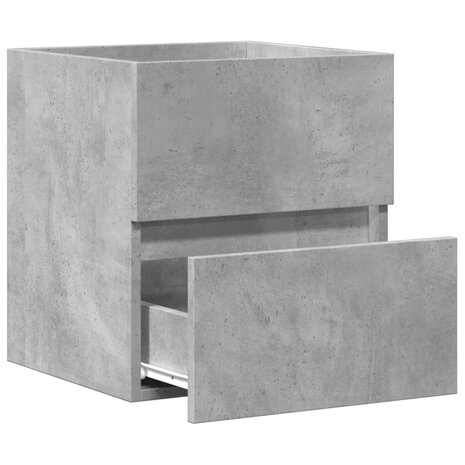 Wastafelkast 41x38,5x45 cm spaanplaat betongrijs 5