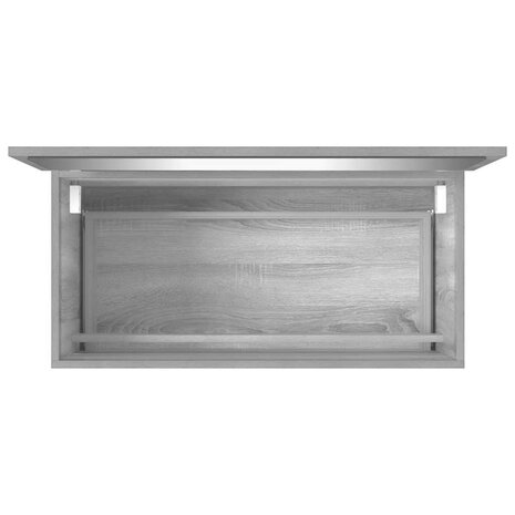 2-delige Badkamermeubelset bewerkt hout grijs sonoma eikenkleur 7