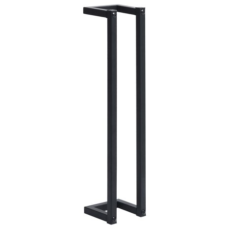 Handdoekenrek 12,5x12,5x60 cm ijzer zwart 2