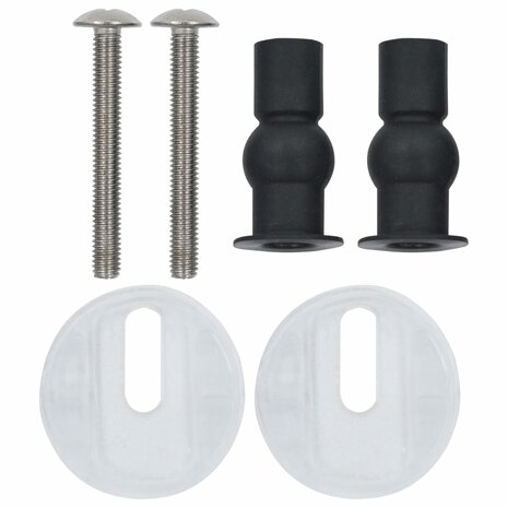 Toiletbril met soft-close deksel oud hout MDF 8