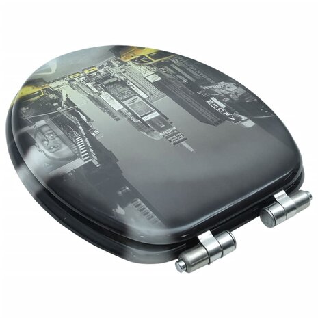 Toiletbril met soft-close deksel New York MDF 3