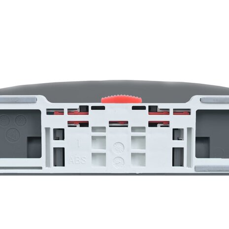 Toiletbril soft-close en quick-release ovaal grijs 8