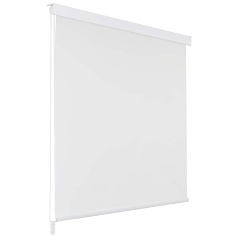 Rolgordijn voor douche 80x240 cm wit 1