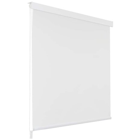 Rolgordijn voor douche 120x240 cm wit 1