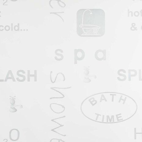 Rolgordijn voor douche 100x240 cm splash 6