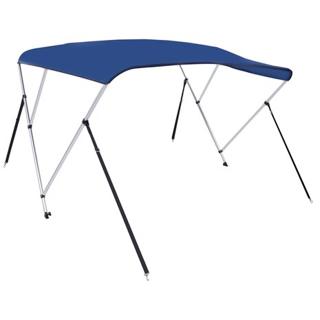 Biminitop 3-boogs 183x180x137 cm blauw 3