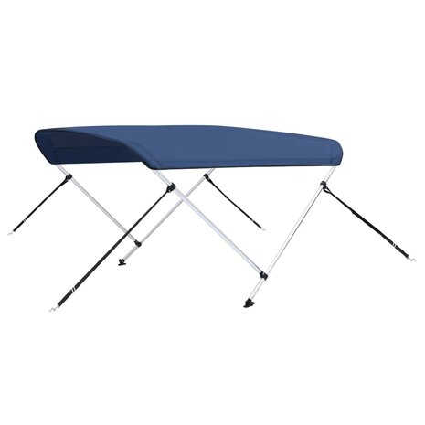 Biminitop 2-boogs 180x130x110 cm marineblauw 2