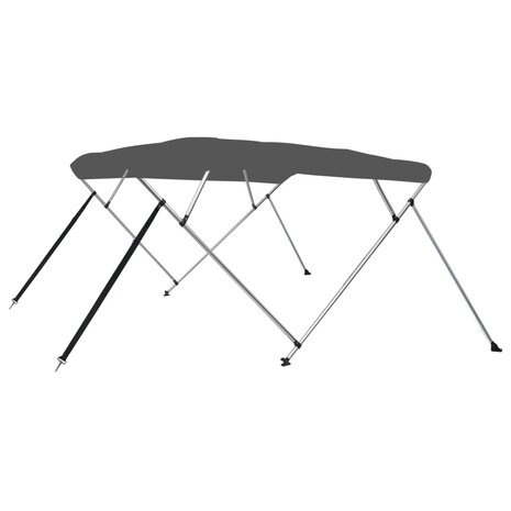 Biminitop 4-boogs 243x180x137 cm antracietkleurig 1