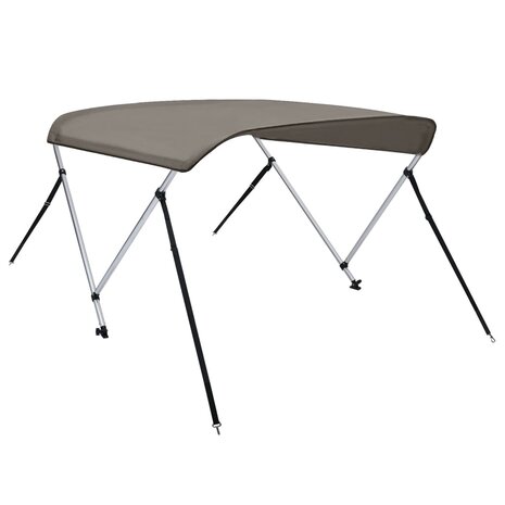 Biminitop 2 bogen 150x120x110 cm grijs 2