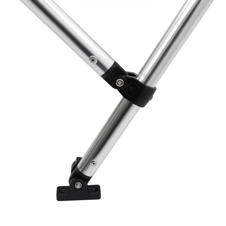 Biminitop 3 bogen 183x196x137 cm grijs 9