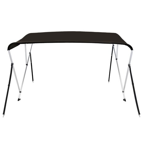 Biminitop 3 bogen 183x140x137 cm zwart 3
